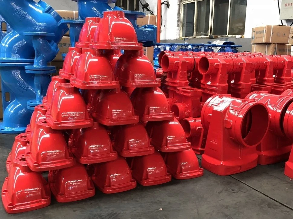 Cast Iron OS&Y Resilient Seated Gate Valve Non-Rising Stem Flanged or Grooved Connection with Plug Fire Valve