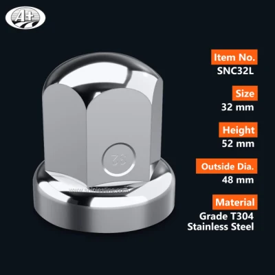 (SNC32L) Tampas de porca de roda de 32 mm para caminhões e ônibus