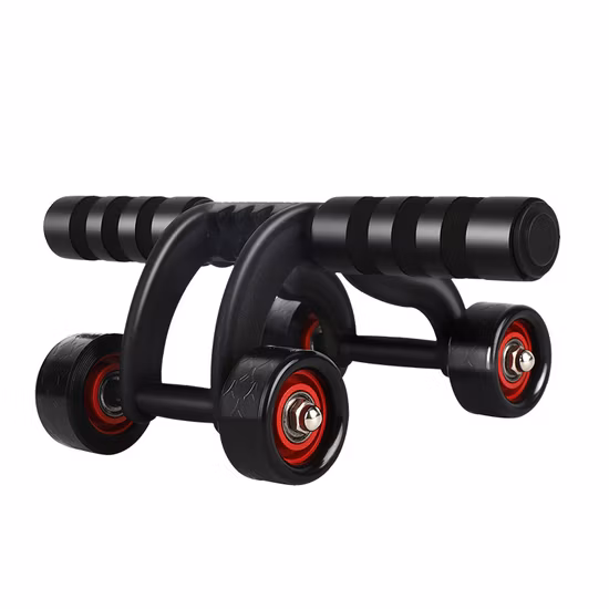 Multifuncional 4 Rodas Roda Abdominal Saudável Exercício Doméstico Perda de Peso Fitness Músculo Silencioso Saudável