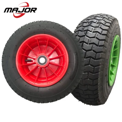 16X6.5-8 Pneu de espuma PU de seção larga Sólido Carrinho de praia Roda de reboque ATV